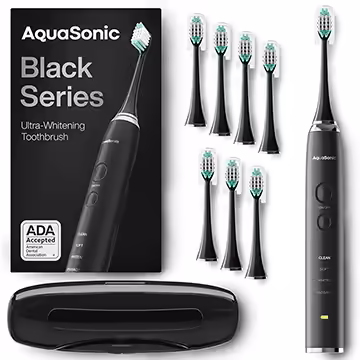 Звукова зубна електрична щітка AquaSoni Black Series - колор чорний