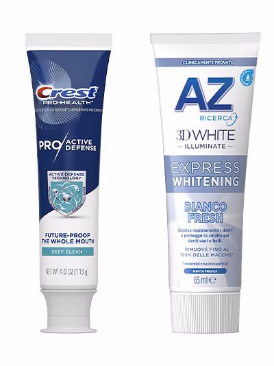 зубні пасти для щоденного використання Crest, AZ Racerca